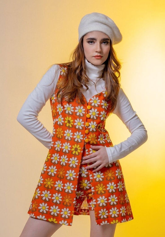 Daisies Vest & Shorts Set